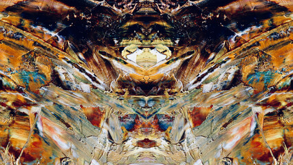 Abstract art background . Hand painting artwork on canvas .