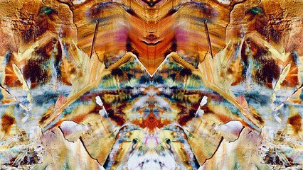 Abstract art background . Hand painting artwork on canvas .