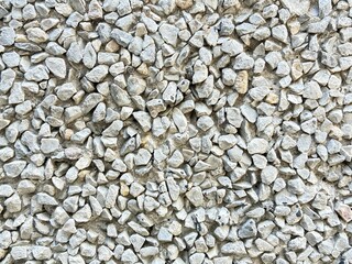 Crushed stone.
