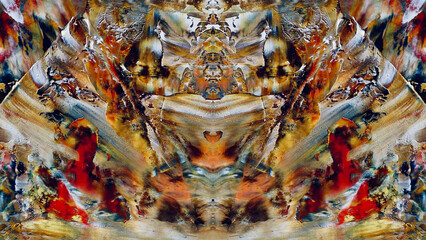 Abstract art background . Hand painting artwork on canvas .