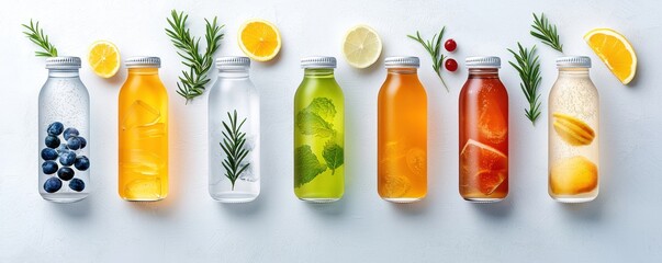 Energizing Hydration with Colorful Sports Drinks