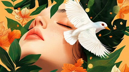 Stress management visuals for online courses, therapy sessions, and educational platforms