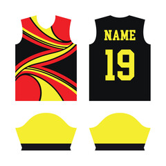 Jersey design sublimation, t shirt Premium geometric pattern Incredible Vector collection