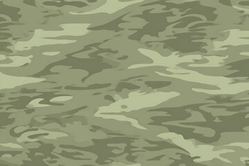 Seamless subtle green camouflage pattern texture