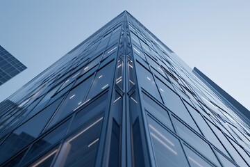 Ultra Quality Picture of Tall Office Building with Modern Design