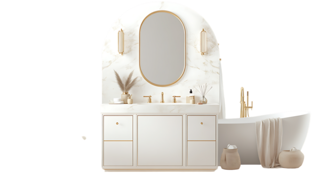 wardrobe with mirror