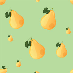  print, children's clothing design, illustration, picture for dishes, pears, 
clothing print, print for fabric, print for packaging, 