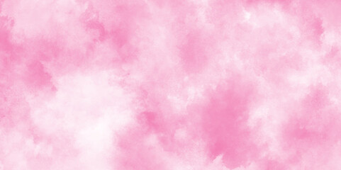 Soft Pink grainy white cloudy Watercolor Gradient Background, Soft Pink cloudy and smooth grunge watercolor texture background, aquarelle painted subtle pink watercolor canvas of grunge texture.