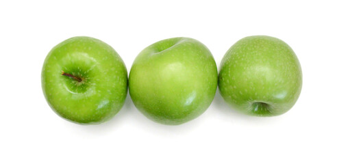 Sweet apple with slice on whiteSweet apple with slice on white
