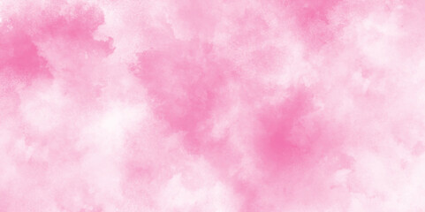Soft Pink grainy white cloudy Watercolor Gradient Background, Soft Pink cloudy and smooth grunge watercolor texture background, aquarelle painted subtle pink watercolor canvas of grunge texture.
