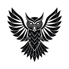 Obraz premium bird logo silhouette vector illustration