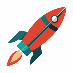 Celebrate the Fourth with this 4th of July firework rocket vector&mdash;white background makes it perfect for digital and print use.