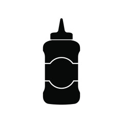 Condiment bottle squeeze bottle sauce dispenser