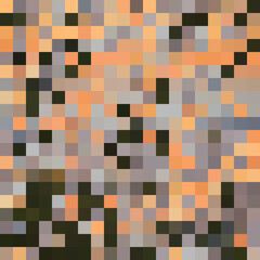 Colorful abstract mosaic background. Pixel effect. Camo and camouflage.