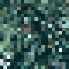 Colorful abstract mosaic background. Pixel effect. Camo and camouflage.