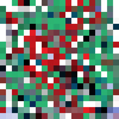 Colorful abstract mosaic background. Pixel effect. Camo and camouflage.