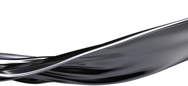 Abstract Black Wave Flow