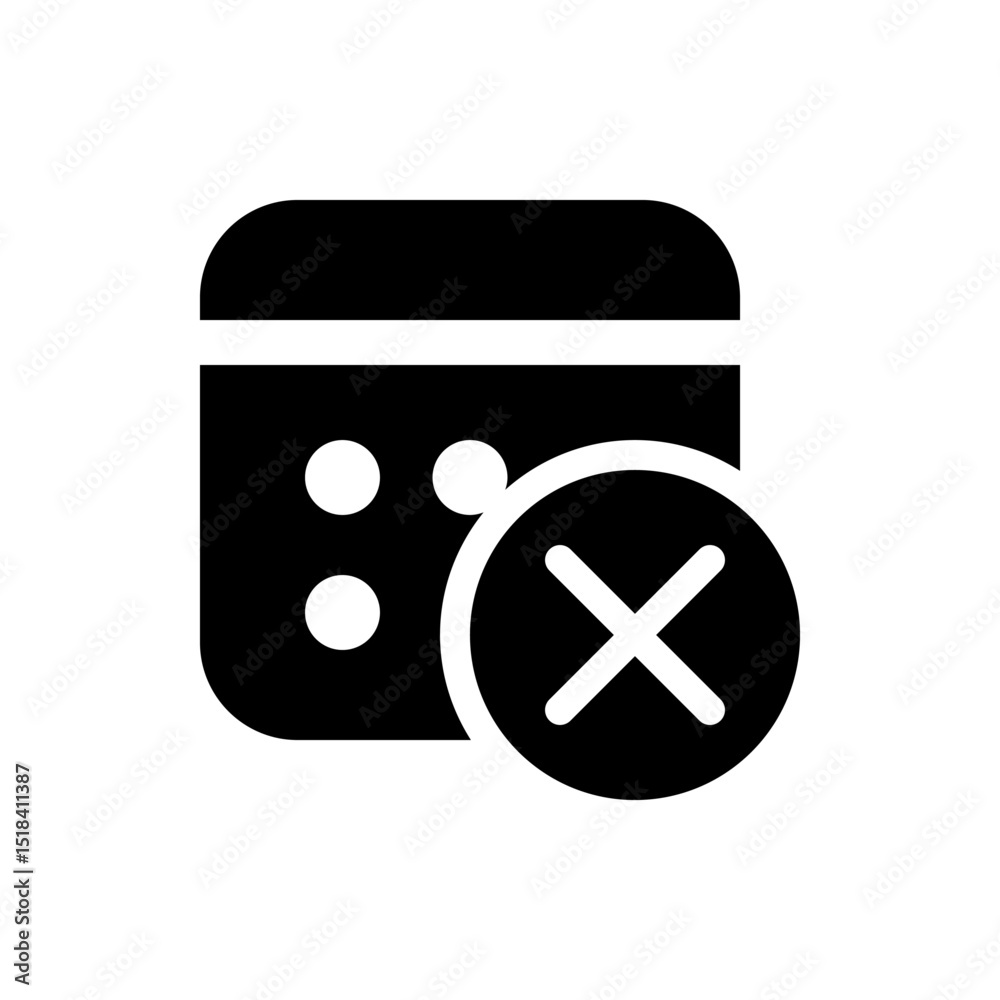 Poster silhouette of a person icon with a plus sign indicating adding a new user or creating a new profile