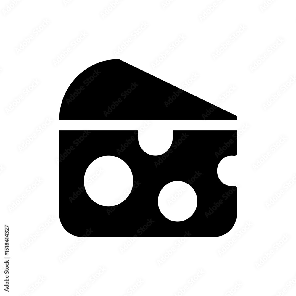 Poster illustration of a black inbox tray with two horizontal lines and two dots inside a rounded rectangle