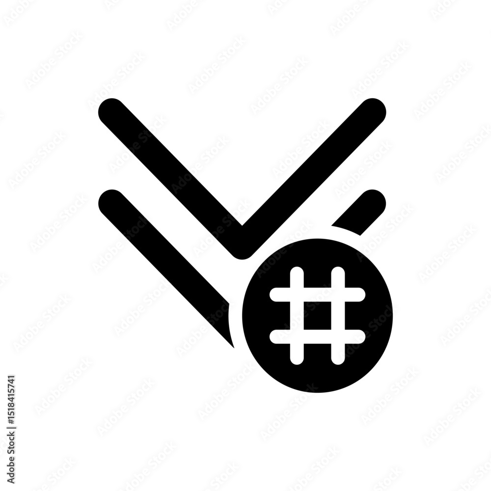 Poster a simple black arrow pointing towards the right direction on a plain white background design element