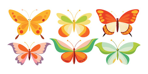 Harmony Skimmer Butterfly, Light Whisper Butterfly, Gentle Flare Butterfly, Spirit Soar Butterfly,