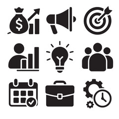 business icons set