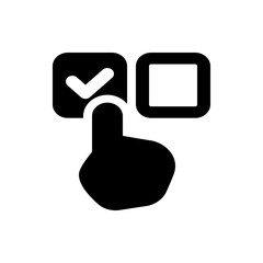 Illustration of three stylized plants with curved white lines on a white background in black color