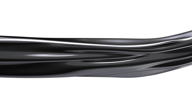 Abstract Black Fabric Flow