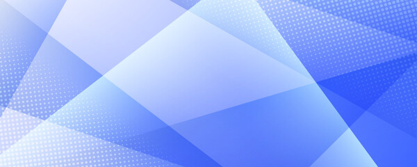 Obraz premium 3D blue geometric abstract background overlap layer on bright space with polygon shape effect decoration. Modern graphic design element cutout style concept for web, flyer, card, or brochure cover