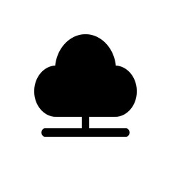 Illustration of a black and white rocket ship with a rounded top and rectangular side boosters in simple style