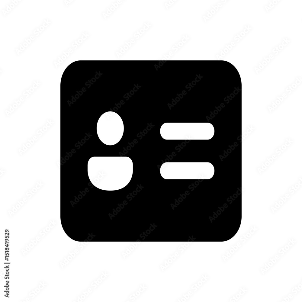 Poster abstract circular design featuring white geometric shapes and dots on a black background creating a 
