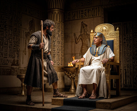 Moses Confronts Pharaoh: 10 Plagues of Egypt - Let My People Go