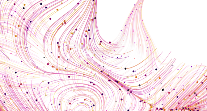 Colorful abstract background with swirling lines and dots. Perfect for modern designs.
