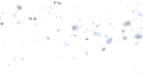 Floating grey particles on white. Perfect for overlay or background. High-resolution texture.