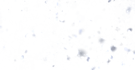 White background with light grey snowflakes falling. Perfect for winter themes.