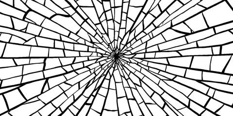 Obraz premium Intricate shattered mirror pattern design for creative use