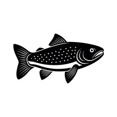 vector illustration of a fish