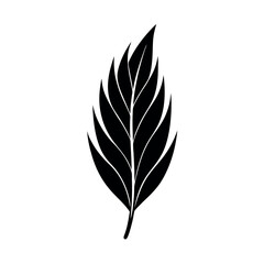 leaf silhouette vector