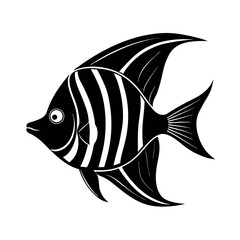 vector illustration of a fish