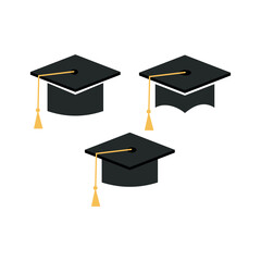 graduation cap and diploma