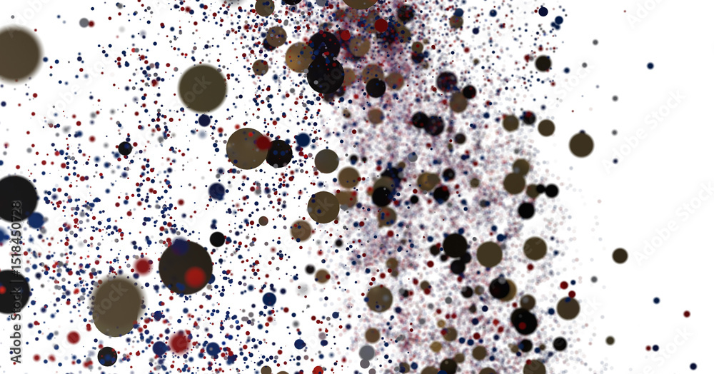 Poster Stock photo of abstract colorful particle background. Perfect for design projects.