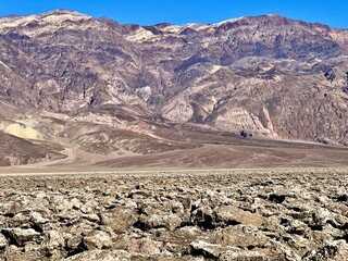 snow covered mountains