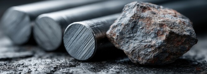 Transformation of tungsten from raw ore to polished industrial rods