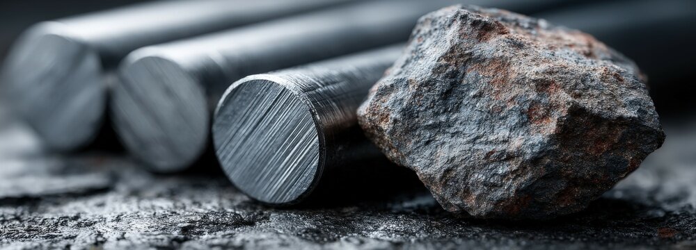 Transformation of tungsten from raw ore to polished industrial rods