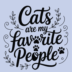 Cat Lover T-Shirt Design