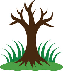 vector illustration of an abstract tree