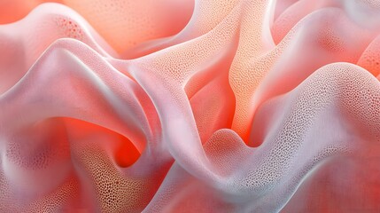 Ethereal Forms: Soft, abstract shapes intertwine in a gentle dance of color and light, creating a mesmerizing display of organic forms that evoke a sense of calm and serenity.