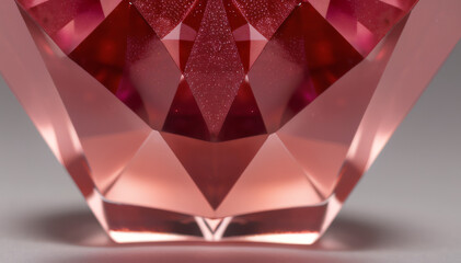 Luxurious Ruby Stone in Studio Lighting – High-End Gem Close-Up