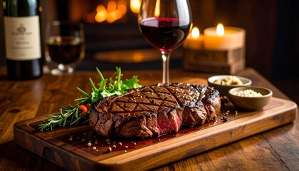 Ribeye Steak Richly marbled 