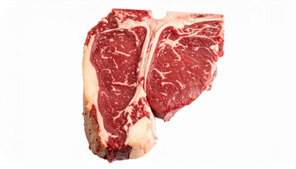 T-Bone Steak A steakhouse classic combining two cuts in one: the tenderloin and the strip, separated by a T-shaped bone. 